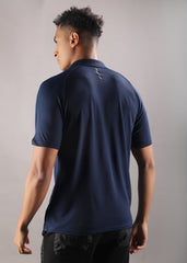 Anti Viral Anti Odour Cool Mens Collared Polo Sports Solid T-Shirt