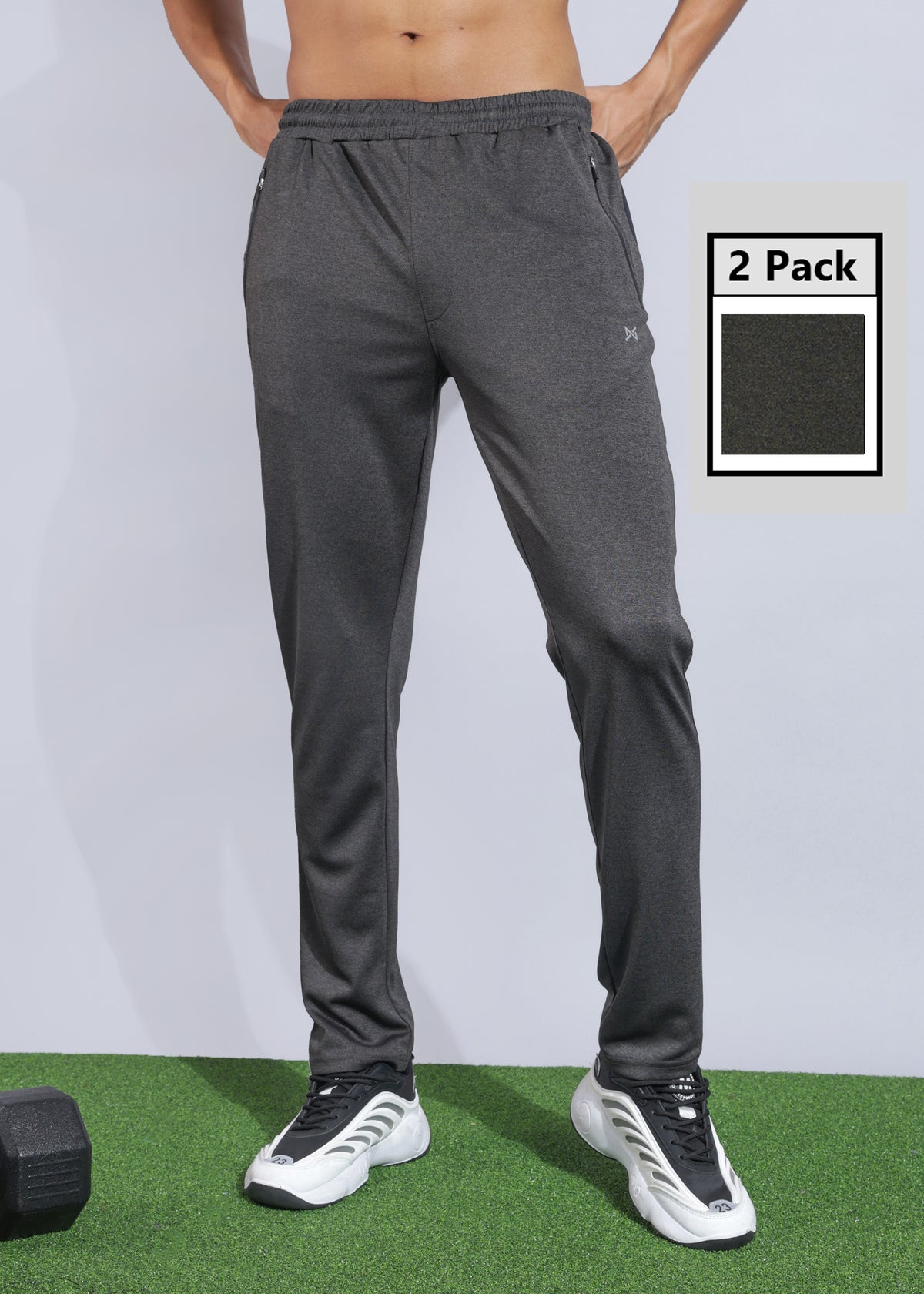 Anti Viral Anti Odour Cool Mens  Pack Of 2 Sports Track Pant