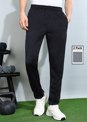 Anti Viral Anti Odour Cool Mens  Pack Of 2 Sports Track Pant