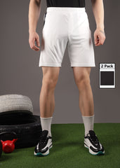 Anti Viral Anti Odour Cool Mens Pack Of 2 Sports Shorts