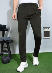 Anti Viral Anti Odour Cool Mens  Pack Of 2 Sports Track Pant