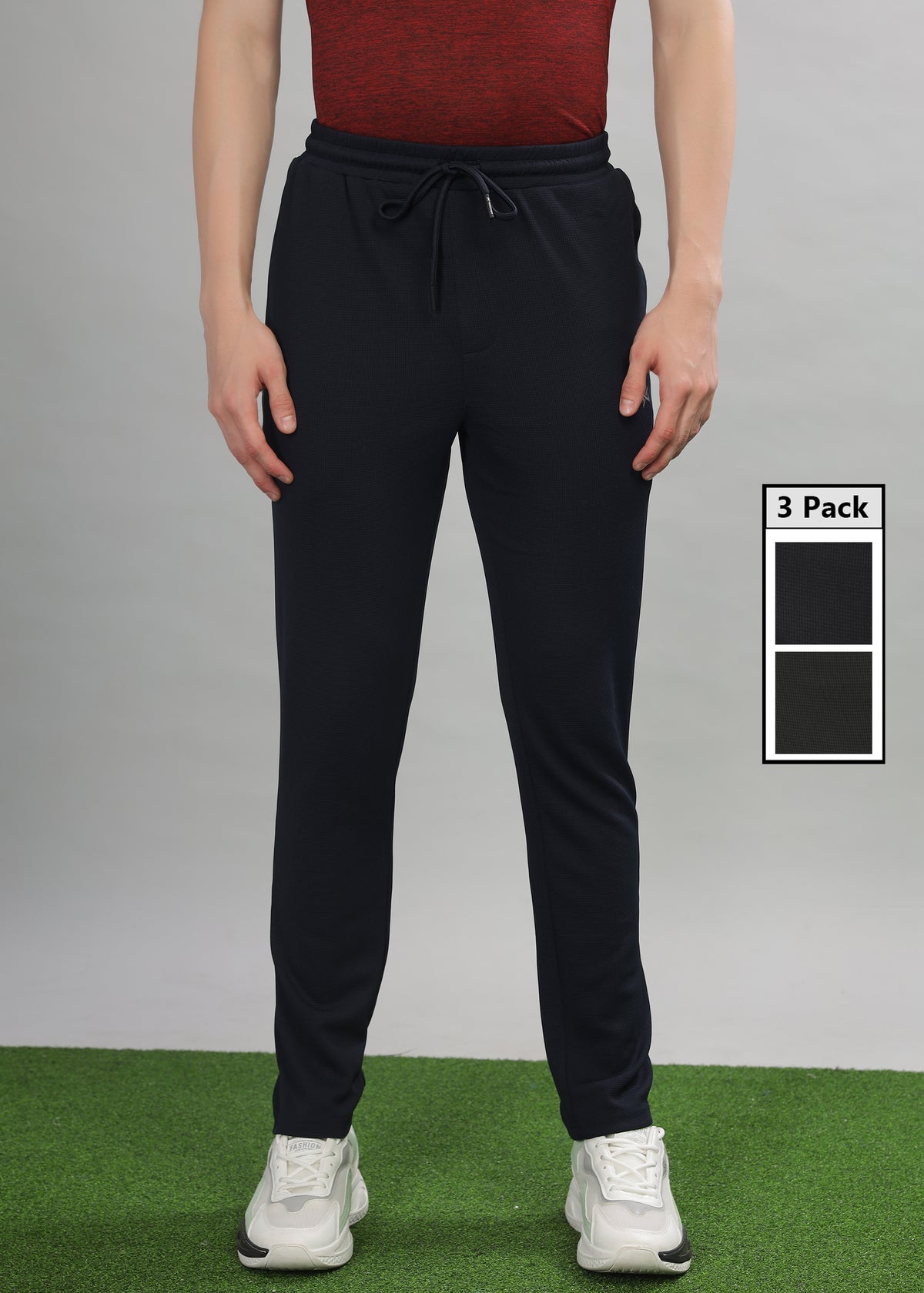 Anti Viral Anti Odour Cool Mens  Pack Of 3 Sports Track Pant