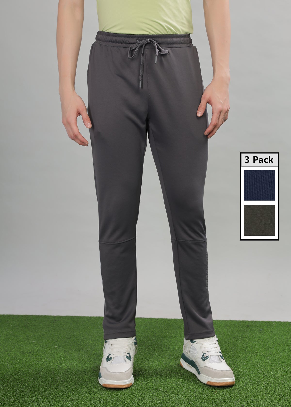 Anti Viral Anti Odour Cool Mens  Pack Of 3 Sports Track Pant