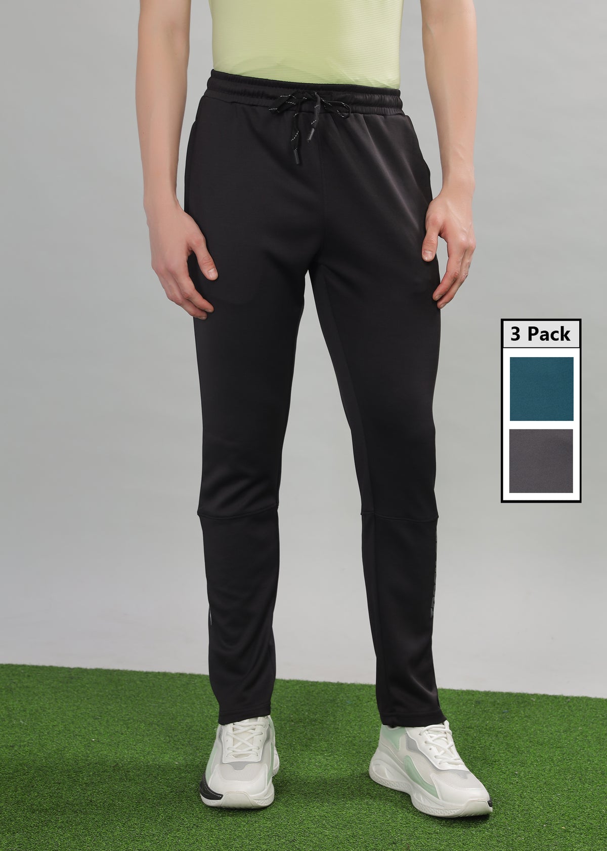 Anti Viral Anti Odour Cool Mens  Pack Of 3 Sports Track Pant