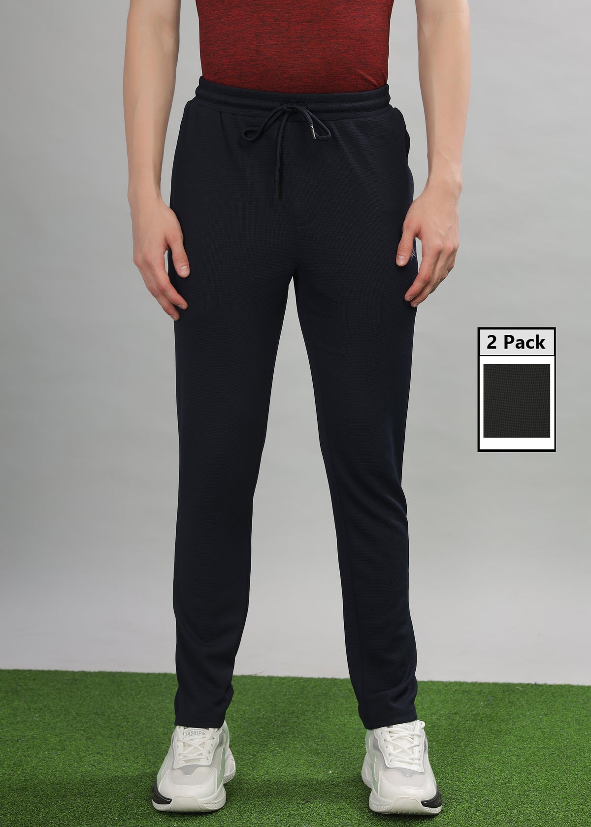 Anti Viral Anti Odour Cool Mens  Pack Of 2 Sports Track Pant