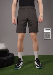 Anti Viral Anti Odour Cool Mens Pack Of 2 Sports Shorts
