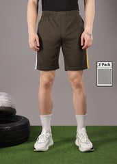 Anti Viral Anti Odour Cool Mens Pack Of 2 Sports Shorts