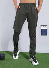 Anti Viral Anti Odour Cool Mens  Pack Of 2 Sports Track Pant
