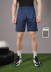 Anti Viral Anti Odour Cool Mens Pack Of 2 Sports Shorts