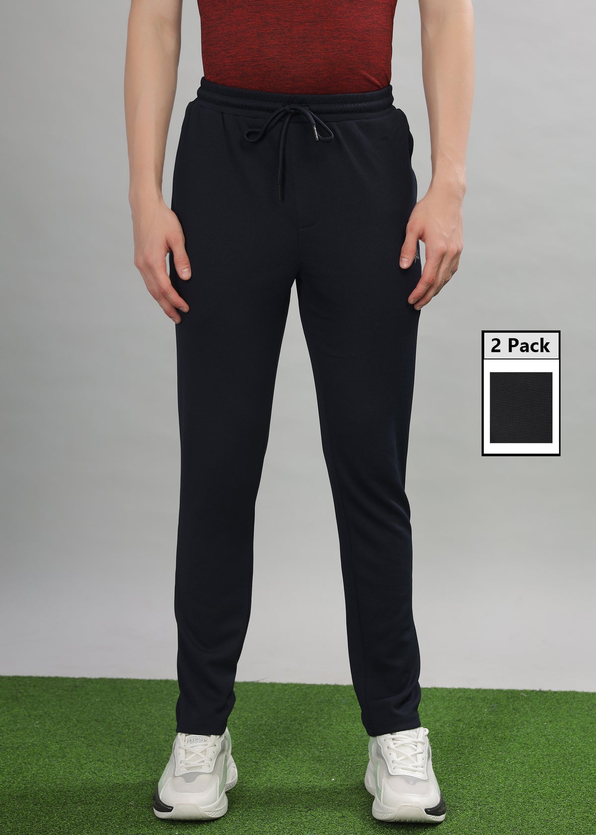 Anti Viral Anti Odour Cool Mens  Pack Of 2 Sports Track Pant