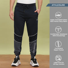 Force NXT Super Combed Cotton Mens Pack of 2 Solid Jogger
