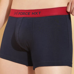 Super Combed Cotton Four Way Stretch Solid Mens Pack of 3 Trunk