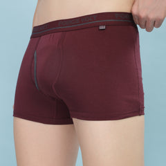 Super Combed Cotton Mens Pack of 3 Solid Mini Trunk