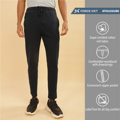 Force NXT Super Combed Cotton Mens Solid Track Pant