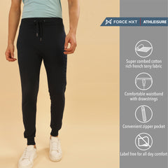 Force NXT Super Combed Cotton Mens Solid Jogger