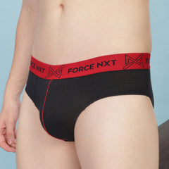 Super Combed Cotton Solid Mens Pack of 3 Brief