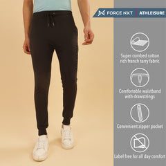 Force NXT Super Combed Cotton Mens Solid Jogger