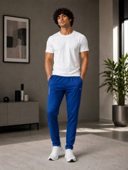 Force NXT Men's Premium Microfiber Fabric Track Pant with Zipper Side Pocket