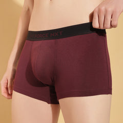 Super Combed Cotton Four Way Stretch Solid Mens Pack of 3 Trunk