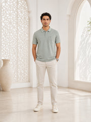 Force NXT Men's Super Combed Cotton Rich Fabric Half-Sleeves Polo T-Shirt