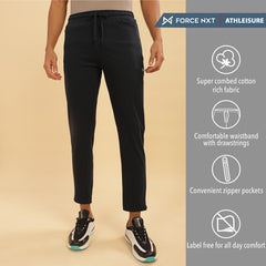 Force NXT Super Combed Cotton Mens Solid Track Pant