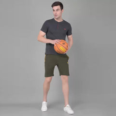 Force NXT Super Combed Cotton Mens Pack of 2 Solid Shorts