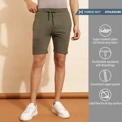 Force NXT Super Combed Cotton Mens Solid Shorts