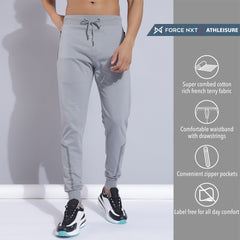 Force NXT Super Combed Cotton Mens Solid Jogger