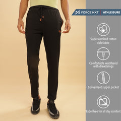 Force NXT Super Combed Cotton Mens Solid Track Pant