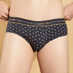 Super Combed Cotton Printed Mens Pack of 5 Brief