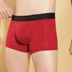 Ultrasoft Super Combed Cotton Elastane Stretch Mens Pack of 3 Printed Trunk