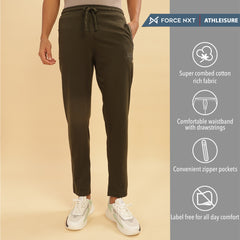 Force NXT Super Combed Cotton Mens Solid Track Pant