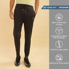 Force NXT Super Combed Cotton Mens Solid Track Pant