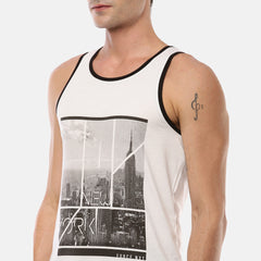 Force NXT Super Combed Cotton Mens Tank Top Printed Vest