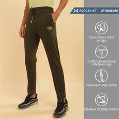 Force NXT Super Combed Cotton Mens Solid Track Pant