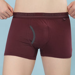 Super Combed Cotton Mens Pack of 5 Solid Mini Trunk