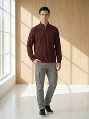 Force NXT Men's Full Sleeves High-Neck Sweatshirt