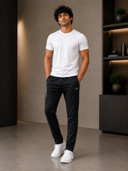 Force NXT Men's Premium Microfiber Fabric Track Pant with Zipper Side Pocket