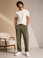 Force NXT Men's Super Combed Cotton Rich French Terry Fabric Trackpant