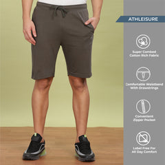 Force NXT Super Combed Cotton Mens Solid Shorts