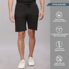 Force NXT Super Combed Cotton Mens Solid Shorts