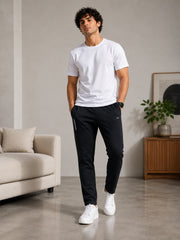 Force NXT Men's Premium Microfiber Fabric Track Pant with Zipper Side Pocket