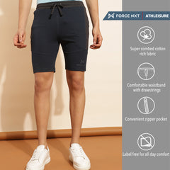 Force NXT Super Combed Cotton Mens Solid Shorts