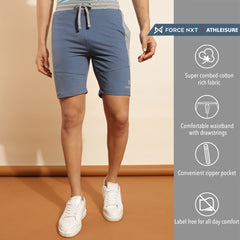 Force NXT Super Combed Cotton Mens Solid Shorts
