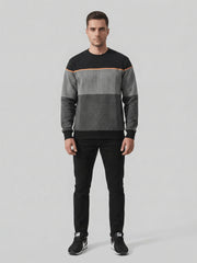 Force NXT Men's Combed Cotton Full Sleeves Colorblock Sweatshirt