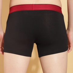 Super Combed Cotton Four Way Stretch Solid Mens Pack of 3 Trunk