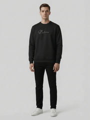 Force NXT Men's Combed Cotton Full Sleeves Solid Sweatshirt