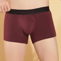 Super Combed Cotton Four Way Stretch Solid Mens Pack of 5 Trunk
