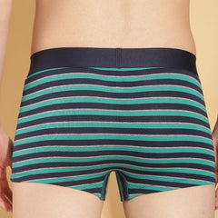 Super Combed Cotton Four Way Stretch Mens Pack of 3 Striped Trunk