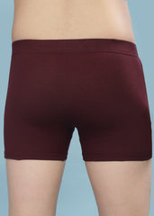 Super Combed Cotton Soft  Mens Pack of 3 Solid Trunk